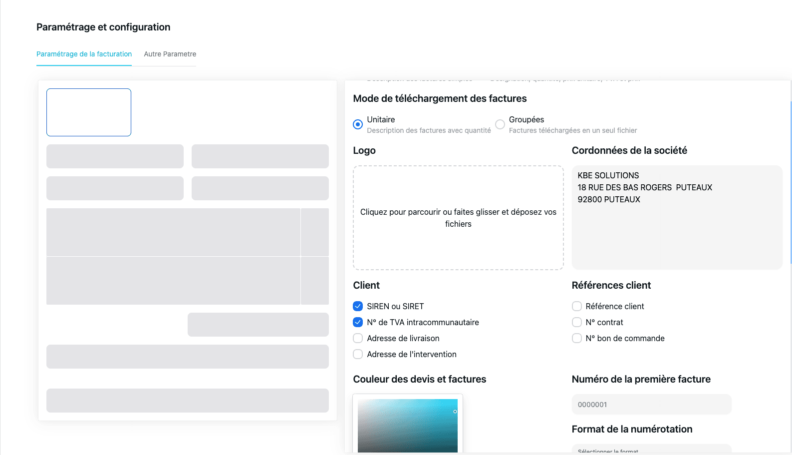 Facturation Automatisée